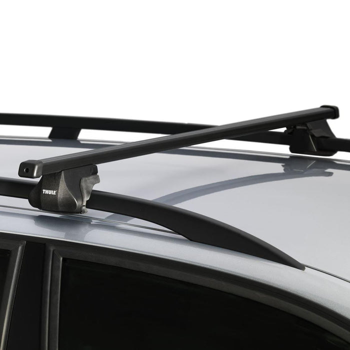 Thule SmartRack XT Roof Bars Black fits Saab 9-5 1999-2012 5 doors with Raised Rails - Thule - My Roof Bars