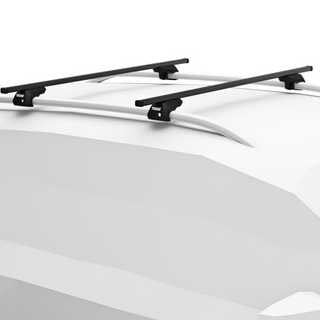 Thule SmartRack XT Roof Bars Black fits Seat Alhambra 2001-2009 5 doors with Raised Rails - Thule - My Roof Bars