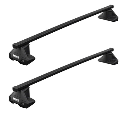 Thule SquareBar Evo Roof Bars for Lancia Beta & Lada 2104 + 143 more 1959 onwards (Rain Gutters)
