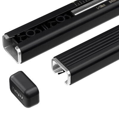 Thule SquareBar Evo Roof Bars for Lexus Rx L, Lexus Rx and 2 more 2015-2022 (Flush Rails)
