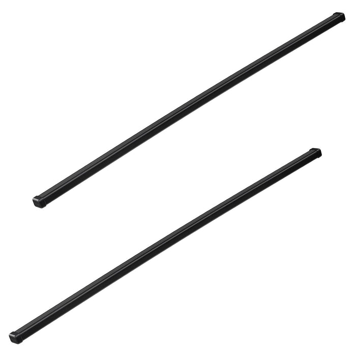 Thule SquareBar Evo Roof Bars Black fits Mitsubishi Endeavor 2006-2011 5 doors with Raised Rails - Thule - My Roof Bars