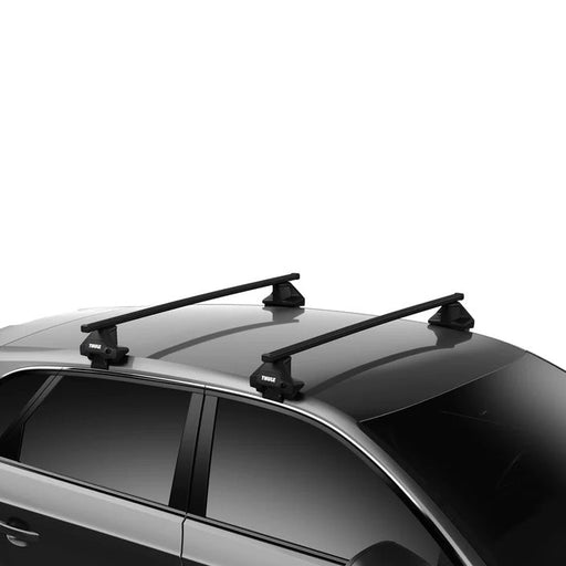 Thule SquareBar Evo Roof Bars Black fits Mitsubishi Triton Double Cab 2005-2015 4 doors with Normal Roof - Thule - My Roof Bars