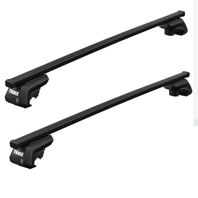 Thule SquareBar Evo Roof Bars for Hyundai Casper Electric + 113 more 1980 onwards (Raised Rails)