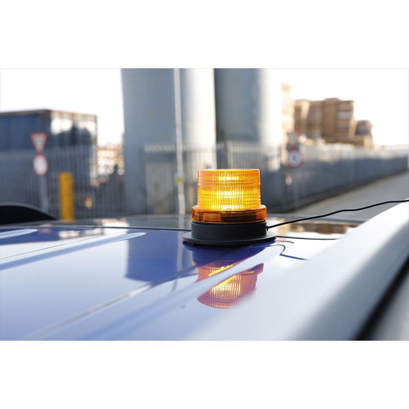 Streetwize 12v 24v Car Magnetic Amber LED Warning Light