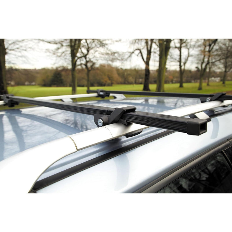 Summit Value Steel Roof Bars fits Volkswagen Bora 1999-2005 Saloon 4-dr with Raised Rails - Summit - My Roof Bars