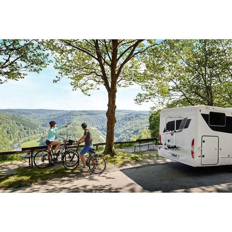 Thule Elite G2 Standard motorhome and caravan bike rack anodised gray