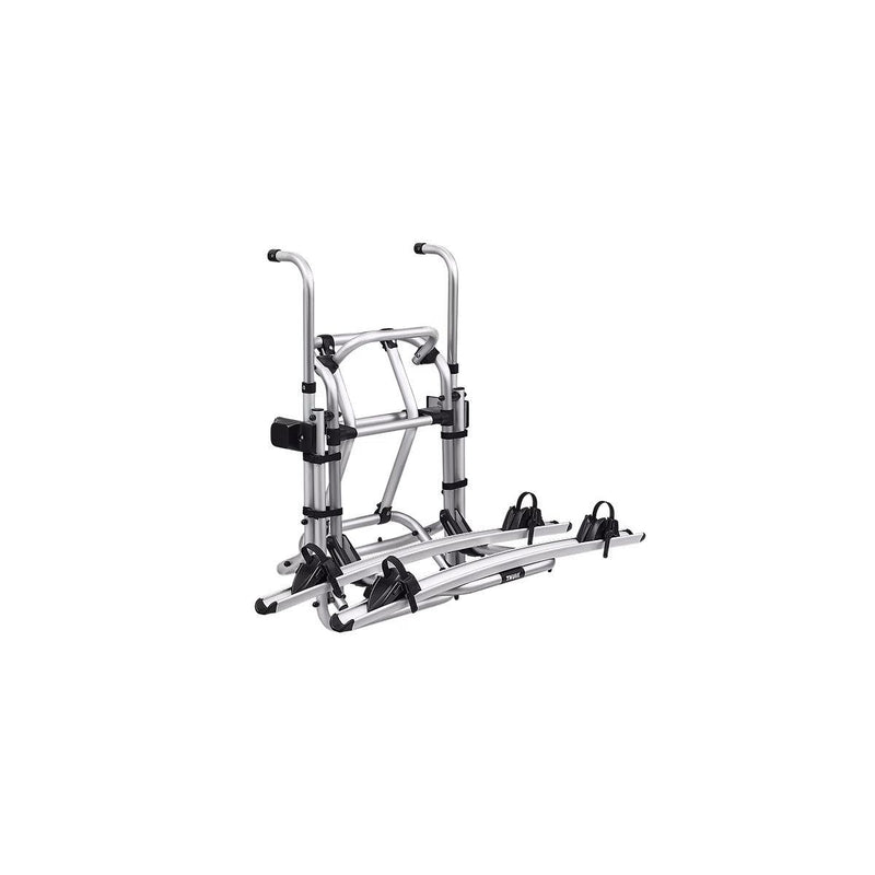 Thule Lift V16 manual platform motorhome and caravan bike rack anodised grey