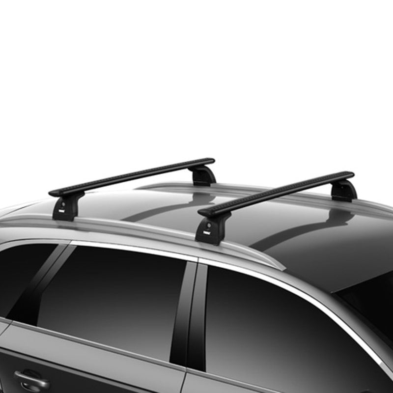 Thule WingBar Evo Roof Bars Black fits Mazda CX-50 2023- 5 doors with Flush Rails - Thule - My Roof Bars