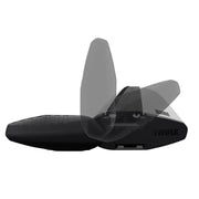 Thule WingBar Evo Roof Bars Aluminum fits Mitsubishi ASX 2010-2022 5 doors with Fixed Points - Thule - My Roof Bars