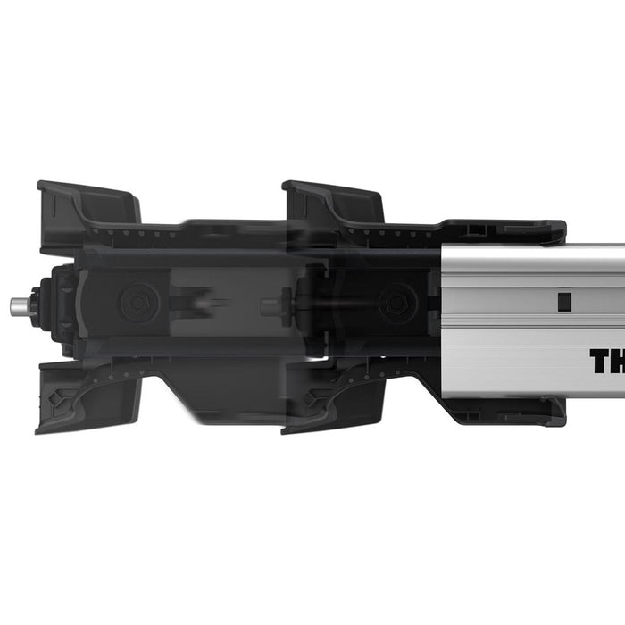 Thule WingBar Edge Roof Bars Aluminum fits Mitsubishi Triton Double Cab 2015-2023 4 doors with Fixed Points - Thule - My Roof Bars