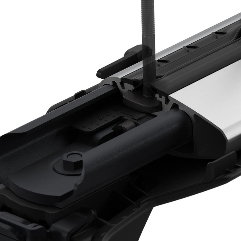 Thule WingBar Edge Roof Bars Aluminum fits Volkswagen Caddy Maxi Life 2021- 5 doors with Raised Rails - Thule - My Roof Bars