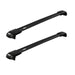 Thule WingBar Edge Roof Bars Black fits Mitsubishi Pajero 2005-2006 3 doors with Raised Rails - Thule - My Roof Bars