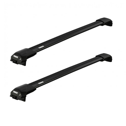 Thule WingBar Edge Roof Bars Black fits Mitsubishi Pajero TR4 2002-2015 5 doors with Raised Rails - Thule - My Roof Bars