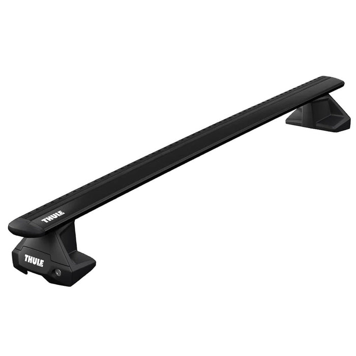 Thule WingBar Evo Roof Bars Black fits Volvo V40 Cross Country 2013-2019 5 doors with Raised Rails and flush rail foot - Thule - My Roof Bars