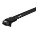 Thule WingBar Edge Roof Bars Black fits Mitsubishi Pajero TR4 2002-2015 5 doors with Raised Rails - Thule - My Roof Bars