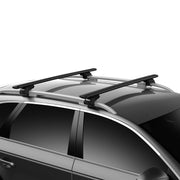 Thule WingBar Evo Roof Bars Black fits Mini Countryman 2017-2024 5 doors with Raised Rails - Thule - My Roof Bars
