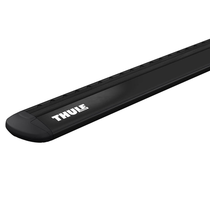Thule WingBar Evo Roof Bars Black fits Volvo V40 Cross Country 2013-2019 5 doors with Raised Rails and flush rail foot - Thule - My Roof Bars