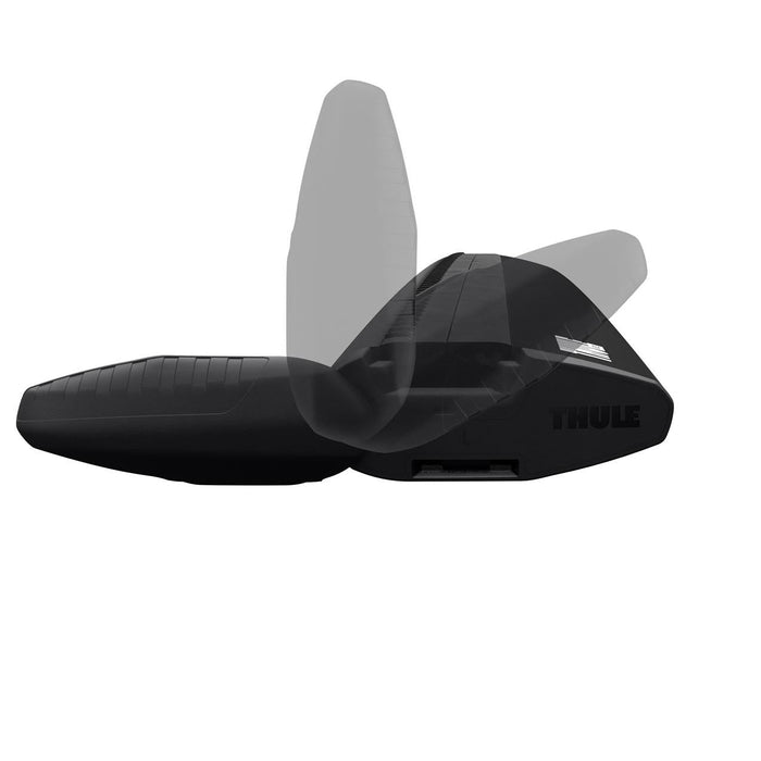 Thule WingBar Evo Roof Bars Black fits Volvo V40 1996-1999 5 doors with Raised Rails - Thule - My Roof Bars