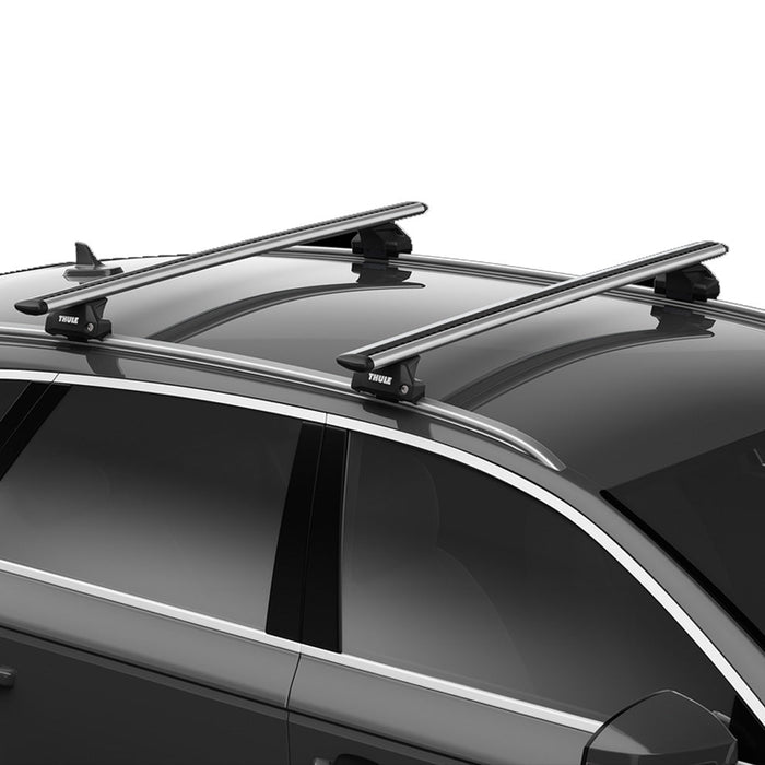 Thule WingBar Evo Roof Bars Aluminum fits Mitsubishi Pajero Sport 2016- 5 doors with Flush Rails - Thule - My Roof Bars