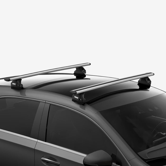 Thule WingBar Evo Roof Bars Aluminum fits Mitsubishi Triton Double Cab 2015-2023 4 doors with Fixed Points - Thule - My Roof Bars